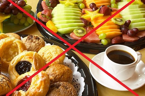 Продукти які не можна їсти на сніданок