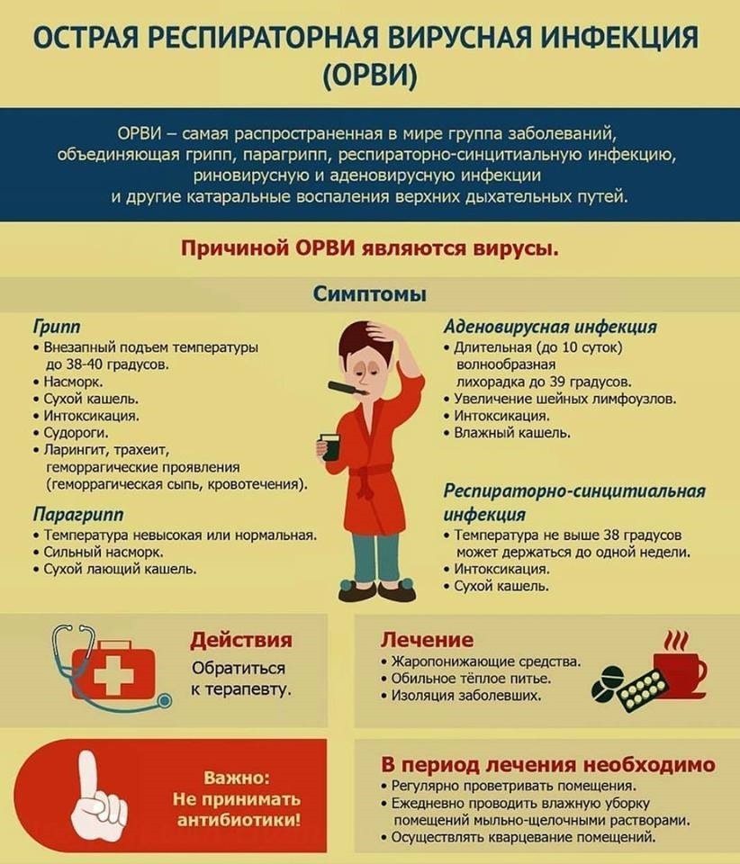 Острая респиратурная вирусная инфекция (ОРВИ)
