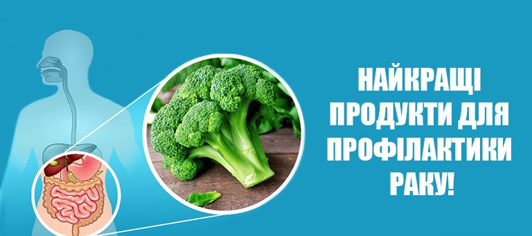 Найкращі продукти для профілактики раку