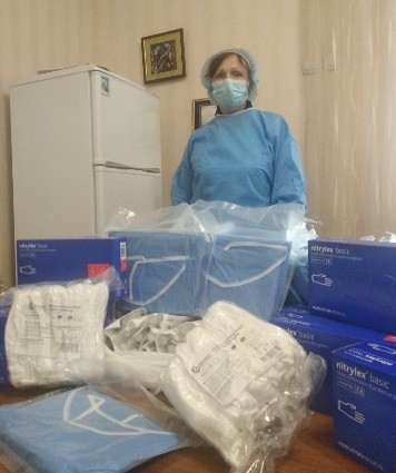 Отримали засоби індивідуального захисту для медичних працівників