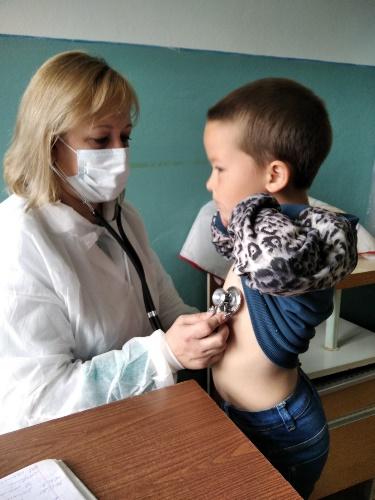 Сімейний лікар Калайда Юлія Олександрівна виїздила до АЗПСМ села Телешівка
