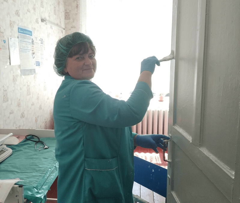 Поточний ремонт в амбулаторії села Острів
