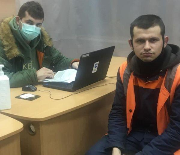 Щеплення проти #COVID19 у тимчасовому пункті вакцинації проти COVID 19 залізничного вокзалу міста Києва