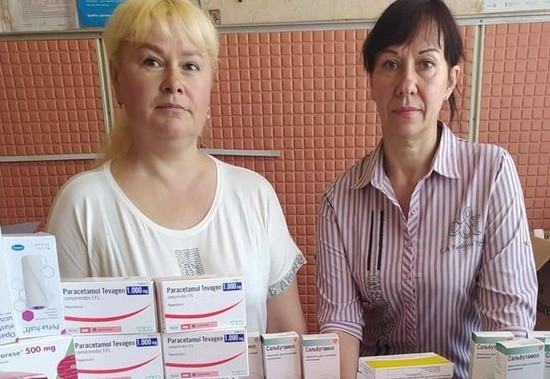 Отримання ліків, що надійшли по лінії департаменту охорони здоров'я КОДА