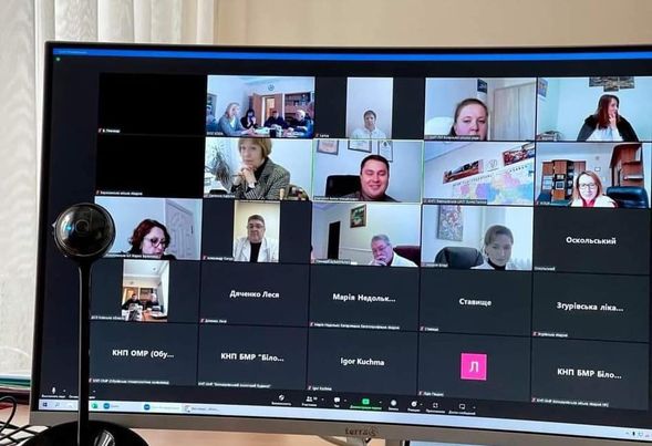 У п'ятницю відбулася zoom нарада за участі Департаменту охорони здоров’я