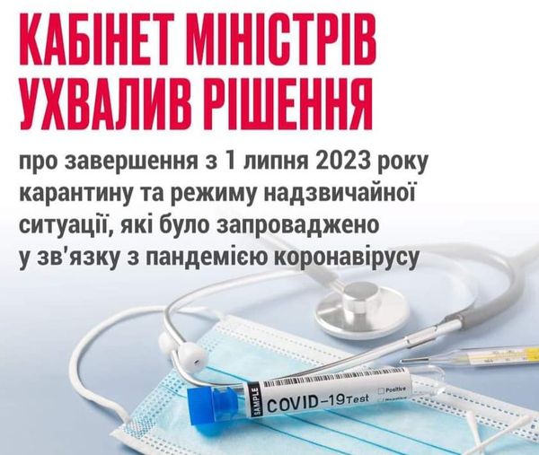 COVID-19 більше не вважається глобальною надзвичайною ситуацією у сфері охорони здоров’я