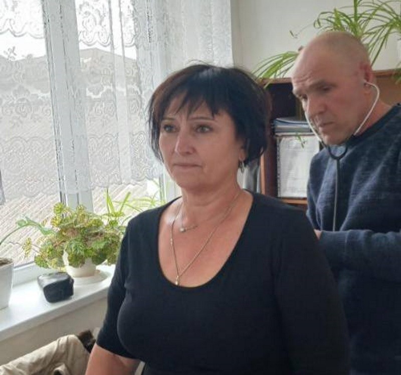 Виїзд лікаря ЗПСМ Момотенко Юрія Миколайовича на вакцинацію до амбулаторії ЗПСМ села Ольшаниця