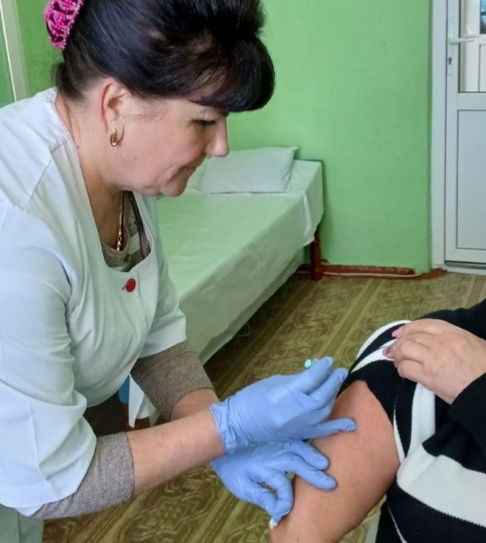 Вакцинальний день в амбулаторії загальної практики сімейної медицини села Житні гори