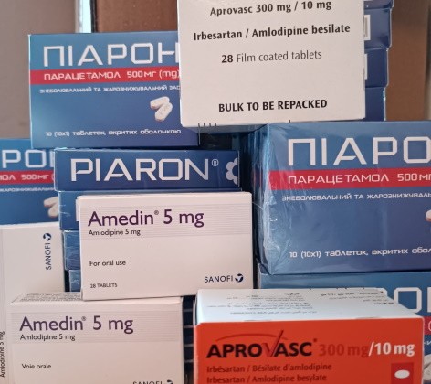 Отримали гуманітарну допомогу у вигляді лікарських засобів