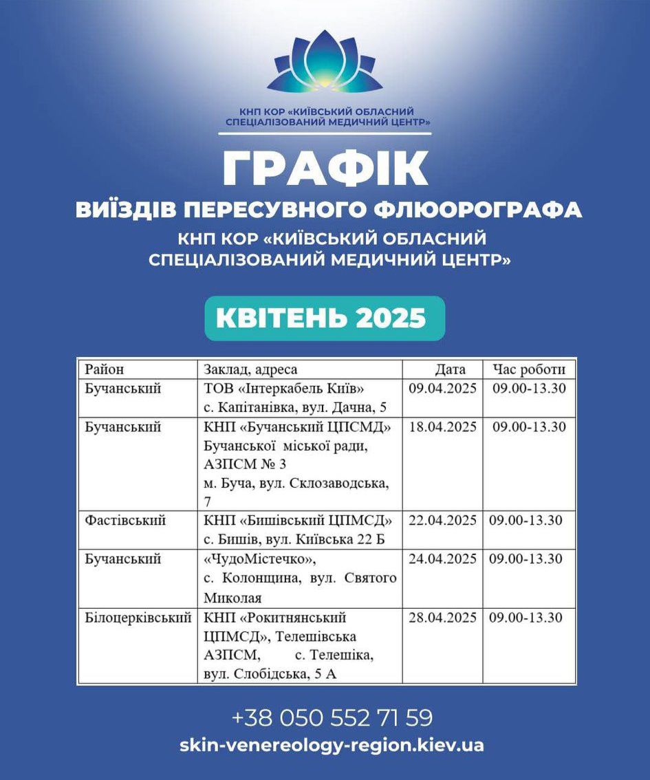 До уваги мешканців Київщини !