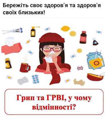 Грип та ГРВІ, у чому відмінності?