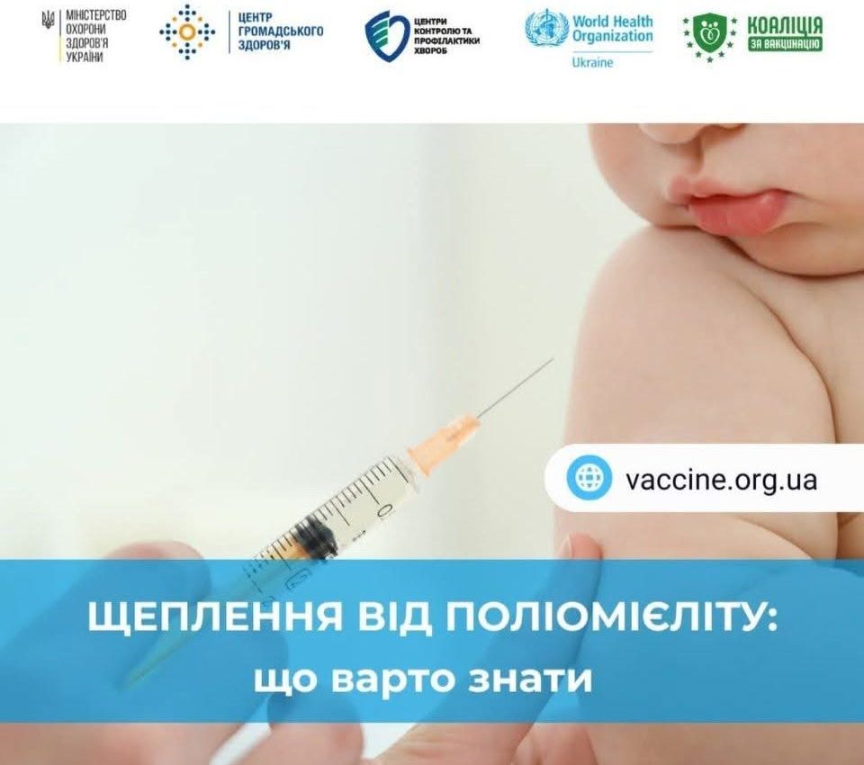 Вакцинація від поліомієліту