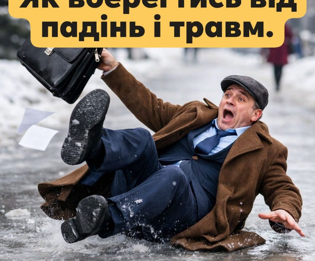 Зараз дороги й тротуари в багатьох містах перетворилися на суцільний лід