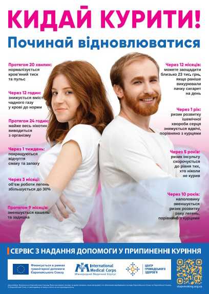 Кидай курити! Починай відновлюватися