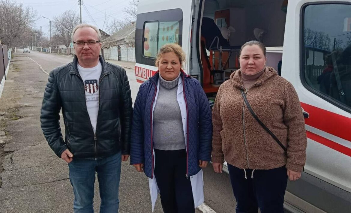 Мобільна гінекологічна бригада КНП КОР «Київський обласний перинатальний центр» 30 березня працювала у селі Першотравневе (Виговське)